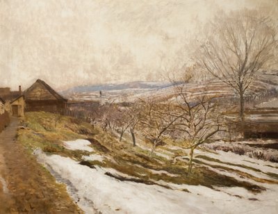 Kitchen Garden in Nagy-eor by Laszlo Mednyanszky